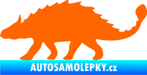 Samolepka Ankylosaurus 001 levá Fluorescentní oranžová
