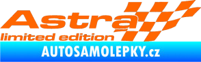 Samolepka Astra limited edition pravá Fluorescentní oranžová
