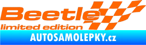 Samolepka Beetle limited edition pravá Fluorescentní oranžová