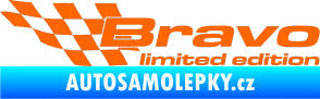 Samolepka Bravo limited edition levá Fluorescentní oranžová