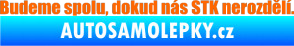 Samolepka Budeme spolu, dokud nás STK nerozdělí Fluorescentní oranžová