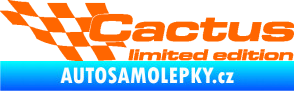 Samolepka Cactus limited edition levá Fluorescentní oranžová