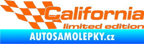 Samolepka California limited edition levá Fluorescentní oranžová