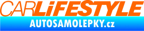 Samolepka Car Life Style Fluorescentní oranžová