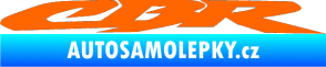 Samolepka CBR 002 Fluorescentní oranžová