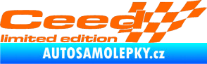 Samolepka Ceed limited edition pravá Fluorescentní oranžová