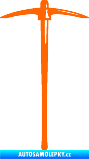 Samolepka Cepín Fluorescentní oranžová
