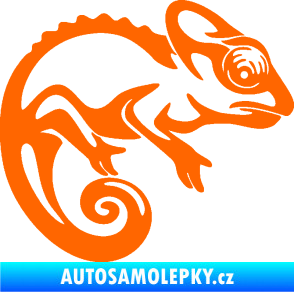 Samolepka Chameleon 002 pravá Fluorescentní oranžová