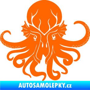 Samolepka Chobotnice 002 pravá Fluorescentní oranžová