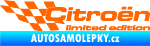 Samolepka Citroen limited edition levá Fluorescentní oranžová