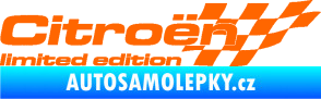 Samolepka Citroen limited edition pravá Fluorescentní oranžová
