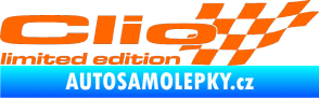 Samolepka Clio limited edition pravá Fluorescentní oranžová