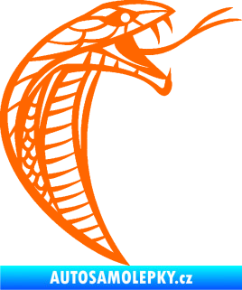 Samolepka Cobra 005 pravá Fluorescentní oranžová