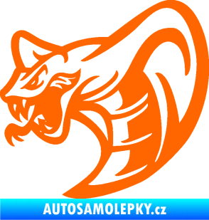 Samolepka Cobra 007 levá Fluorescentní oranžová