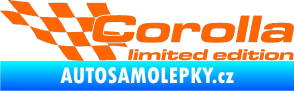 Samolepka Corolla limited edition levá Fluorescentní oranžová