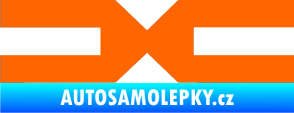 Samolepka Dacia 004 Fluorescentní oranžová