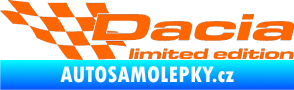 Samolepka Dacia limited edition levá Fluorescentní oranžová