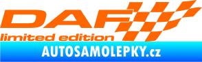 Samolepka DAF limited edition pravá Fluorescentní oranžová