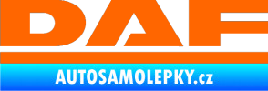 Samolepka DAF Fluorescentní oranžová