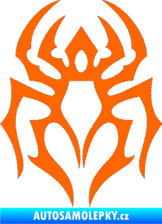 Samolepka Pavouk 007 Fluorescentní oranžová