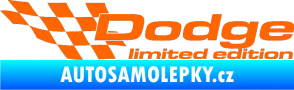 Samolepka Dodge limited edition levá Fluorescentní oranžová