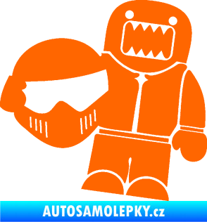 Samolepka Domo 014 levá Stig Fluorescentní oranžová