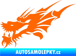 Samolepka Dragon 001 levá Fluorescentní oranžová