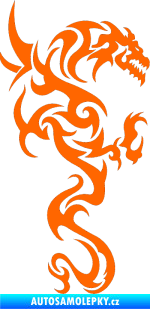 Samolepka Dragon 019 pravá Fluorescentní oranžová