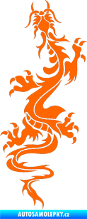 Samolepka Dragon 028 levá Fluorescentní oranžová