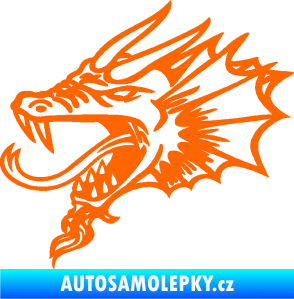 Samolepka Dragon 046 levá Fluorescentní oranžová