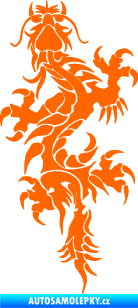 Samolepka Dragon 050 levá Fluorescentní oranžová
