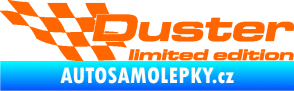 Samolepka Duster limited edition levá Fluorescentní oranžová