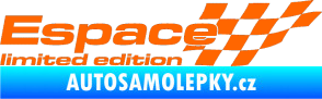 Samolepka Espace limited edition pravá Fluorescentní oranžová