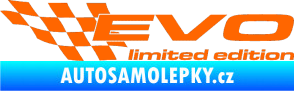 Samolepka Evo limited edition levá Fluorescentní oranžová