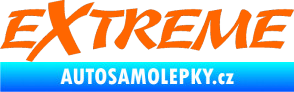 Samolepka Extreme 003 Fluorescentní oranžová