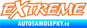 Samolepka Extreme 004 Fluorescentní oranžová