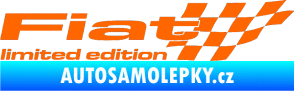 Samolepka Fiat limited edition pravá Fluorescentní oranžová