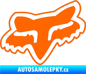 Samolepka Fox 003 Fluorescentní oranžová