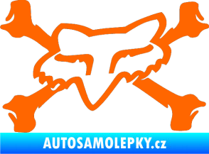 Samolepka Fox 004 Fluorescentní oranžová