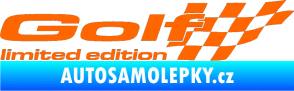 Samolepka Golf limited edition pravá Fluorescentní oranžová