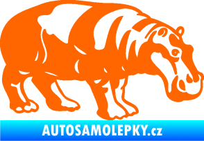 Samolepka Hroch 003 pravá Fluorescentní oranžová