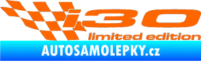 Samolepka i30 limited edition levá Fluorescentní oranžová