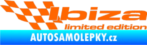 Samolepka Ibiza limited edition levá Fluorescentní oranžová