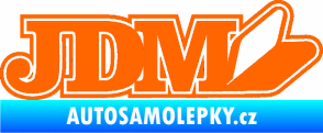 Samolepka JDM 001 symbol Fluorescentní oranžová