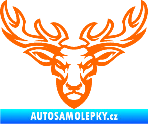 Samolepka Jelen 006 Fluorescentní oranžová