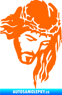 Samolepka Ježíš 003 pravá Fluorescentní oranžová