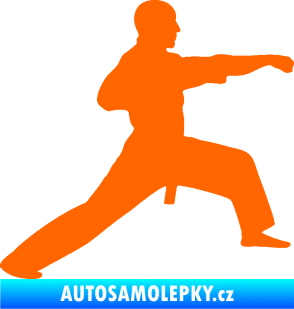 Samolepka Judo 001 pravá Fluorescentní oranžová