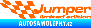 Samolepka Jumper limited edition levá Fluorescentní oranžová