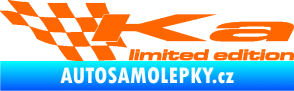 Samolepka Ka limited edition levá Fluorescentní oranžová