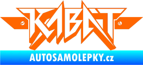 Samolepka Kabát 003 Fluorescentní oranžová